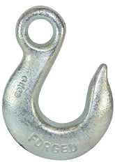 BARON 329-5/16 Eye Slip Hook, 5/16 in, 43 Grade, Carbon Steel, Electro-Galvanized